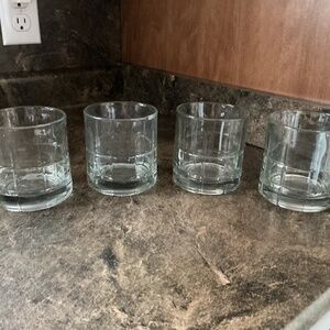 Set of Anchor Hocking Tartan Juice Glasses
